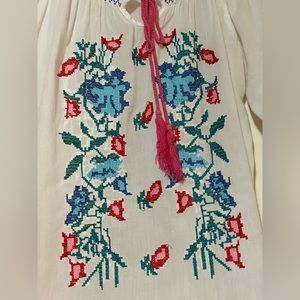 Blouse called “ie”, embroidered traditional top Eastern European